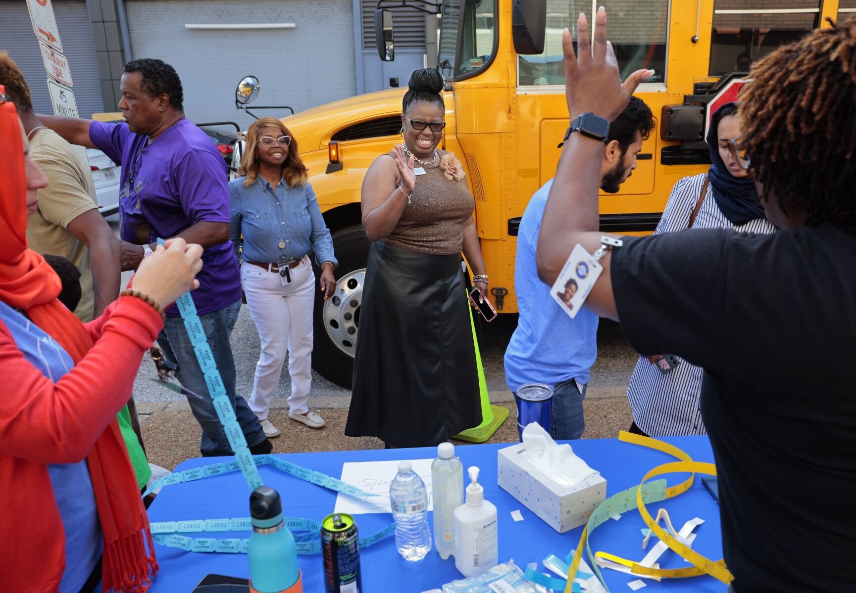 SLPS's annual back-to-school fair outside district HQ
